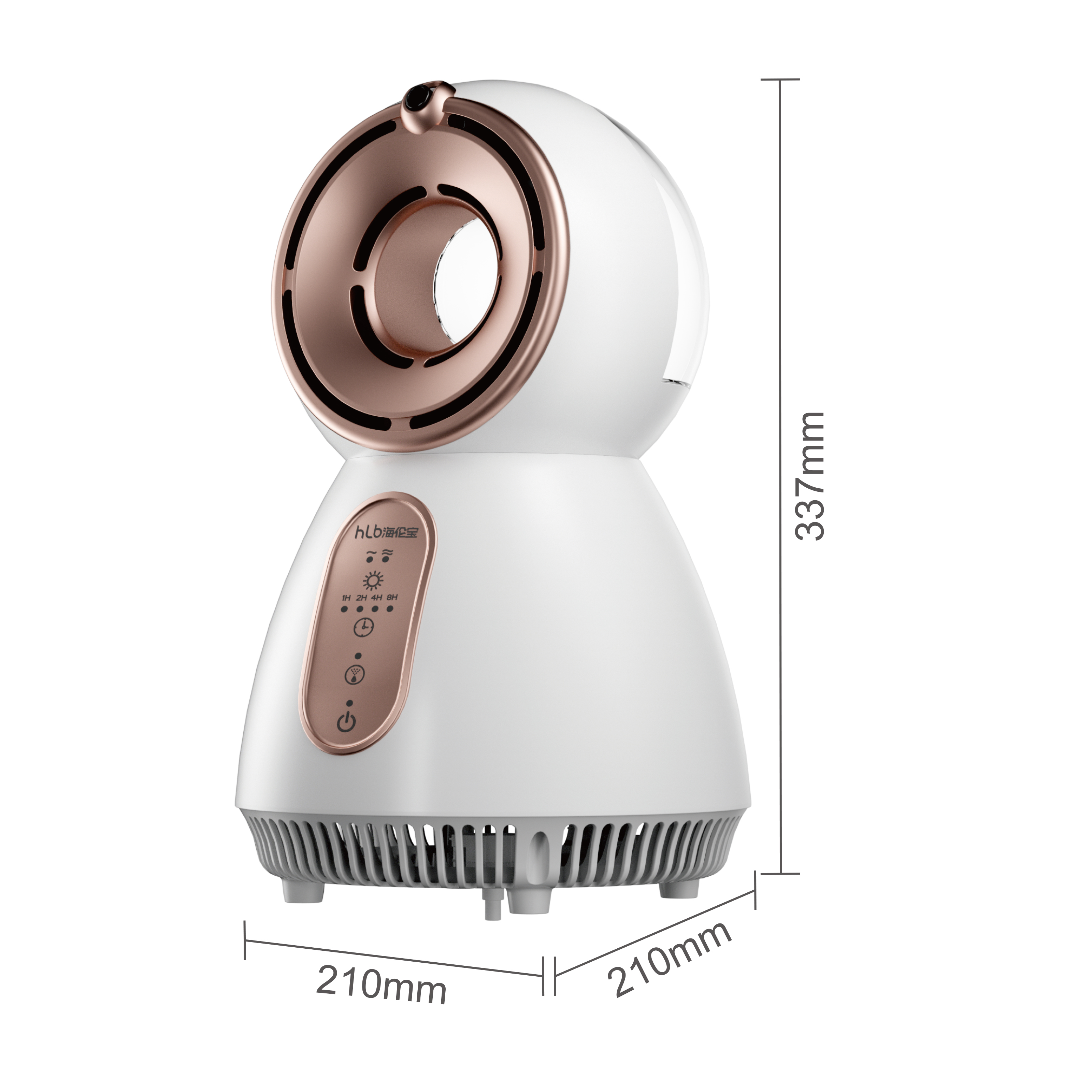 New Trend 1000W Pure Copper Motor Humidity Portable Evaporative Air Heater Appliance