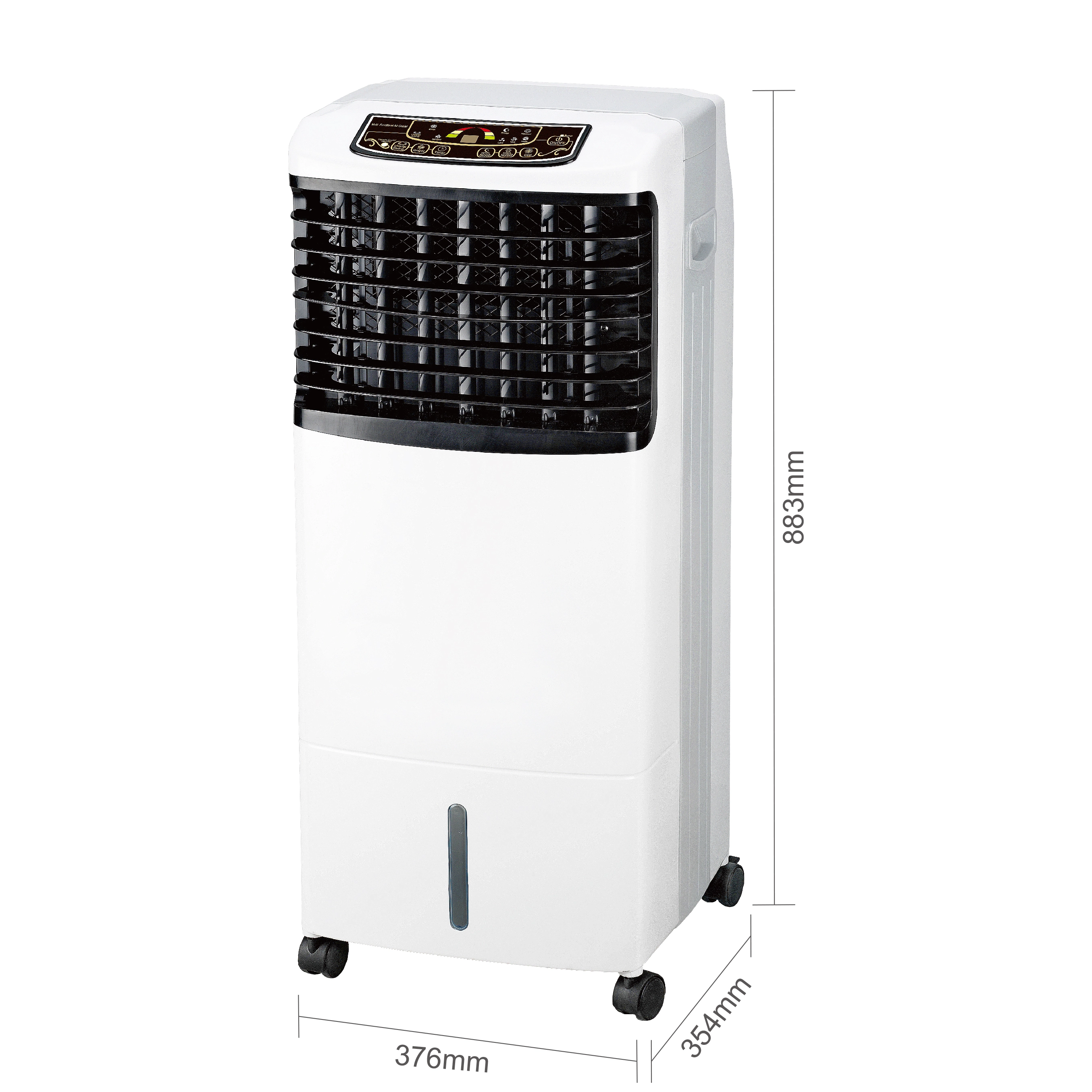 Sistema di raffreddamento del dispositivo di raffreddamento dell'aria evaporativo per piccole case da 16 litri